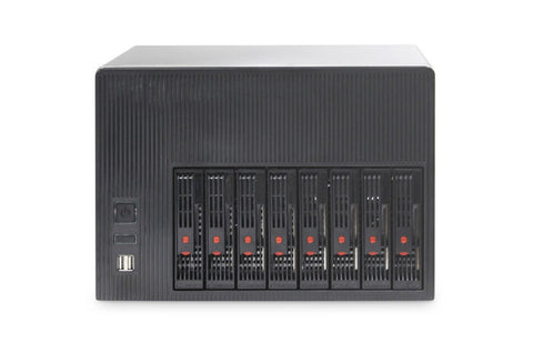 8-Bay NAS Chassis – Hot-Swap Micro-ATX