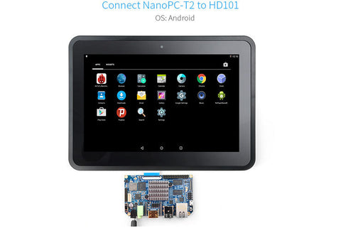 HD101 10.1" Capacitive Touch LCD- 1280×800 Resolution for NanoPi and NanoPC