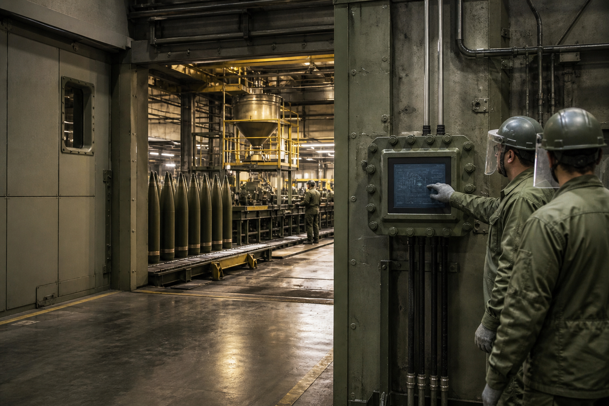 Exproof Operator Panels for Defense-Industry Hazardous Areas