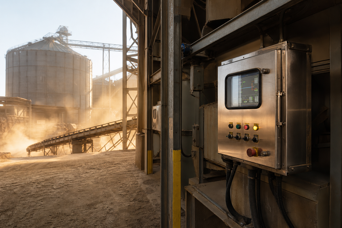 Exproof HMI in Grain and Dusty Processes: Dust Zones, Not Just Gas