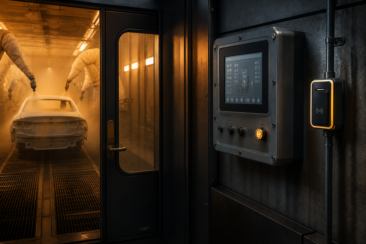Exproof Control in Paint Booths and Coating Lines
