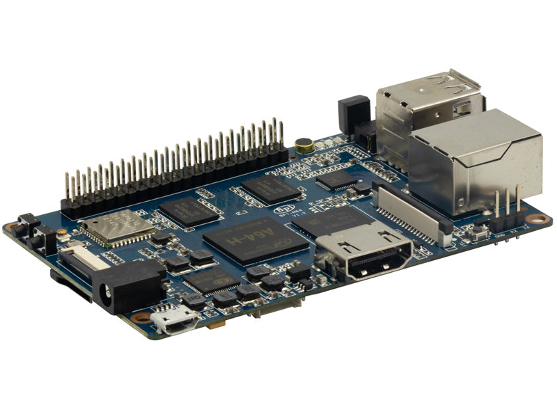 Banana Pi BPI-M64 Single Board Computer – 2GB RAM + 8GB eMMC – 1