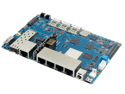 Banana Pi BPI-R4-4G Router Board – 4GB RAM + 8GB eMMC – 2