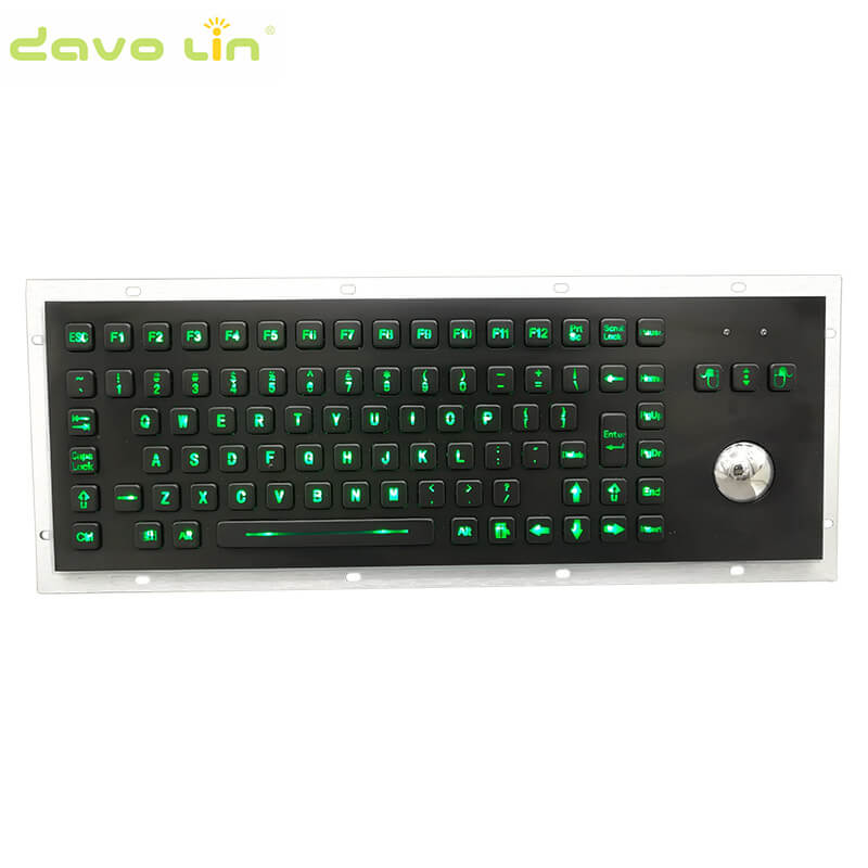 D-8606B-LED Customized Keyboard Industrial Keyboard for Sales Booth Metal Terminal
