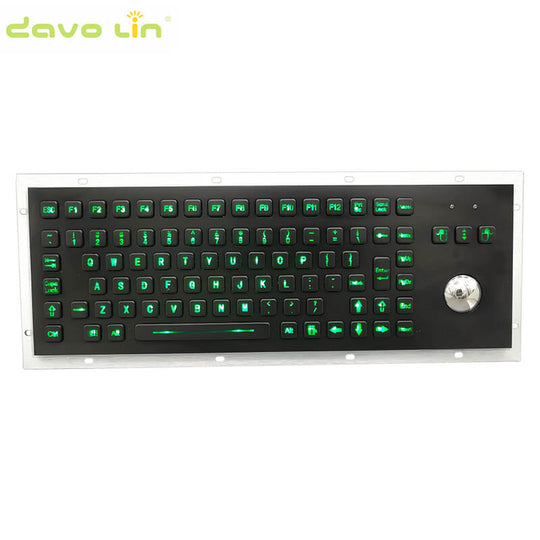 D-8606B-LED Customized Keyboard Industrial Keyboard for Sales Booth Metal Terminal