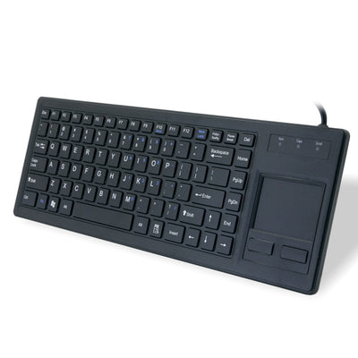 D-87F New Style Desktop Rugged Industrial Plastic keyboard With Integrated Touchpad For PC computer