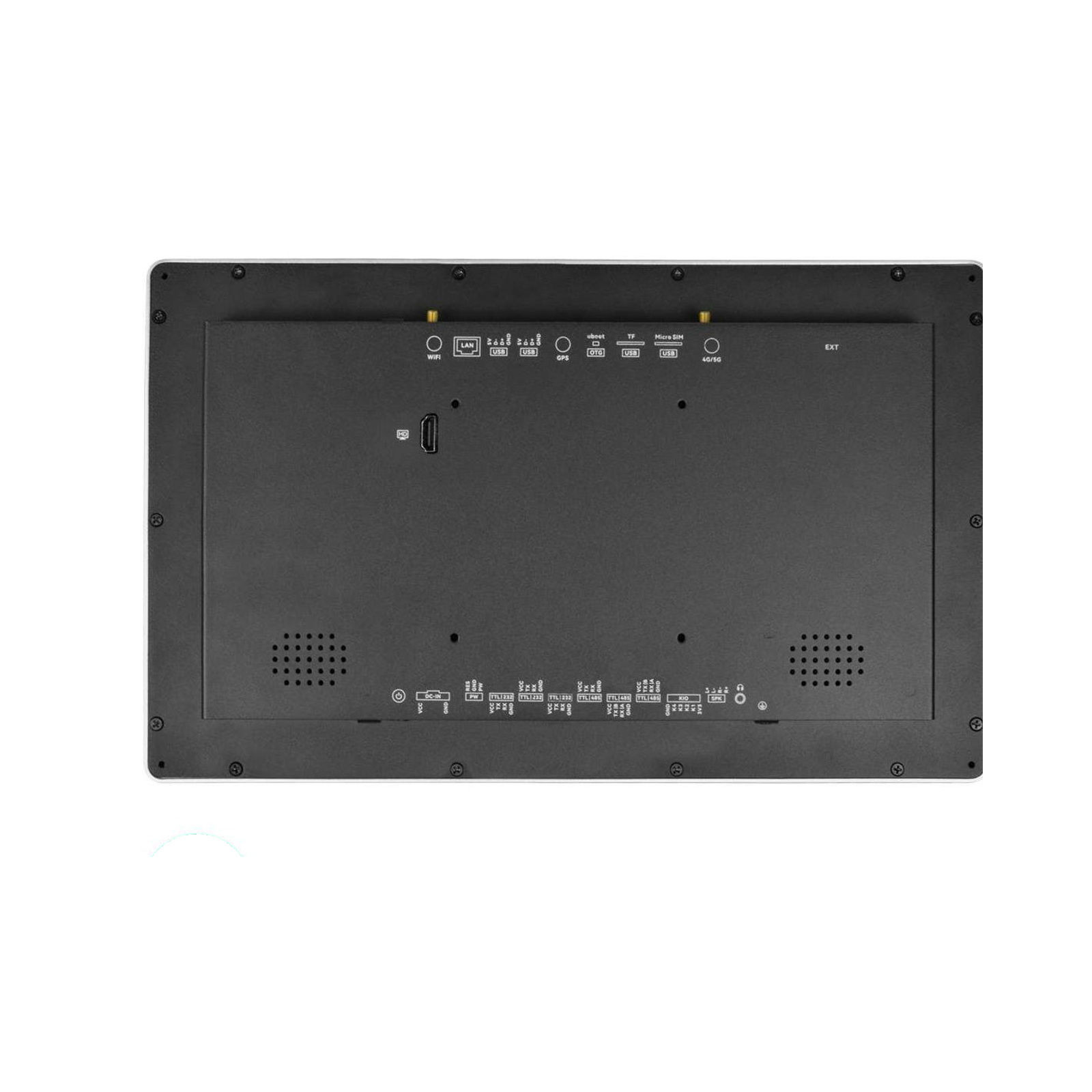 15.6" A133P Android Industrial HMI Panel PC– IPS, Aluminum rear-embedded – 4