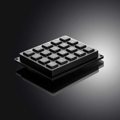 D-82118 Customized Layout Black Metal Keypad With 20 Keys