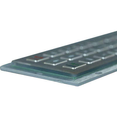 D-8954 Backlight 30 keys Rear Panel Mount Stainless Steel Industrial Metal keypad With Backlight