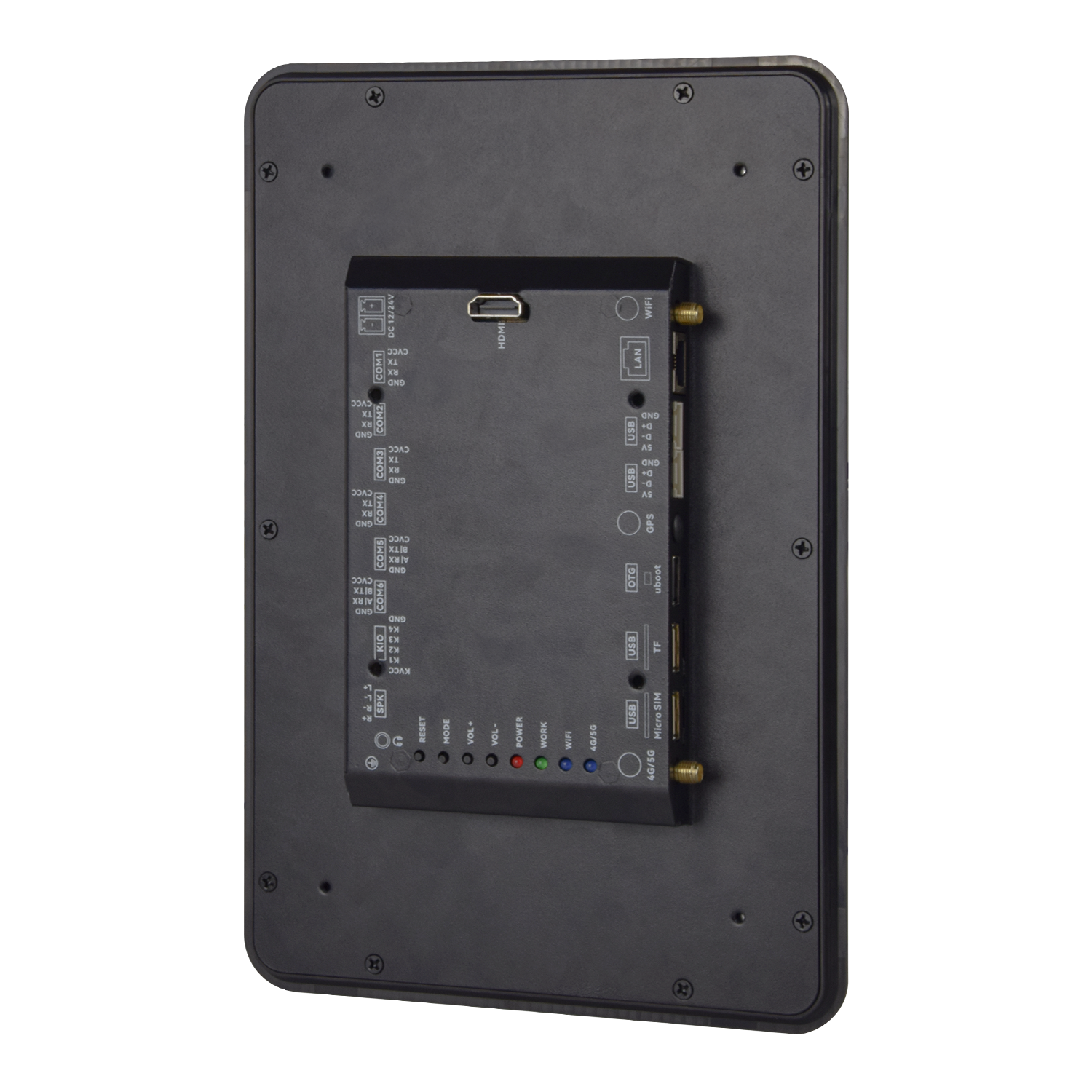 10.1" RK3576S All in One HMI Android Panel PC, IPS, ABS Frame