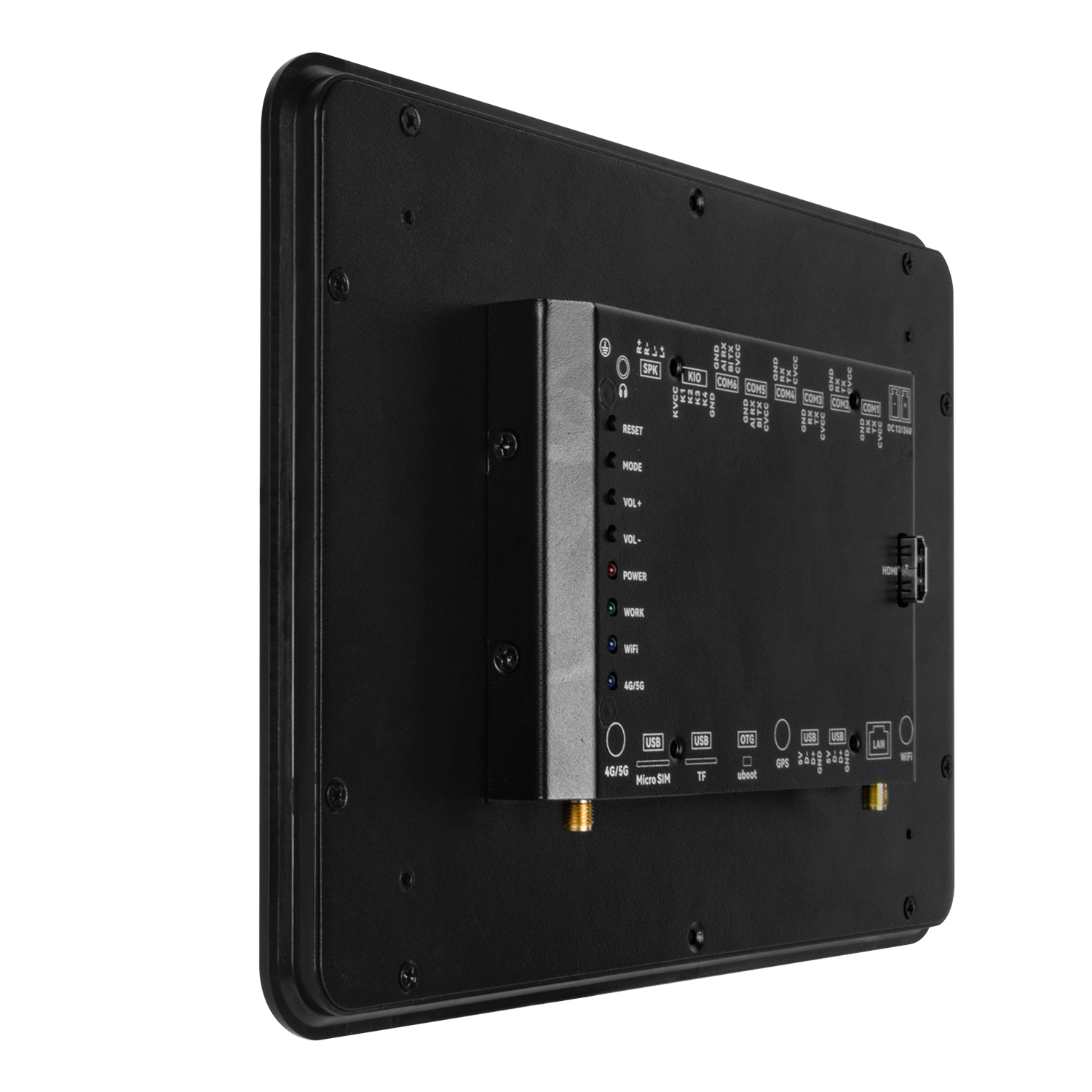 10.1" RK3576S All in One HMI Android Panel PC, IPS, ABS Frame