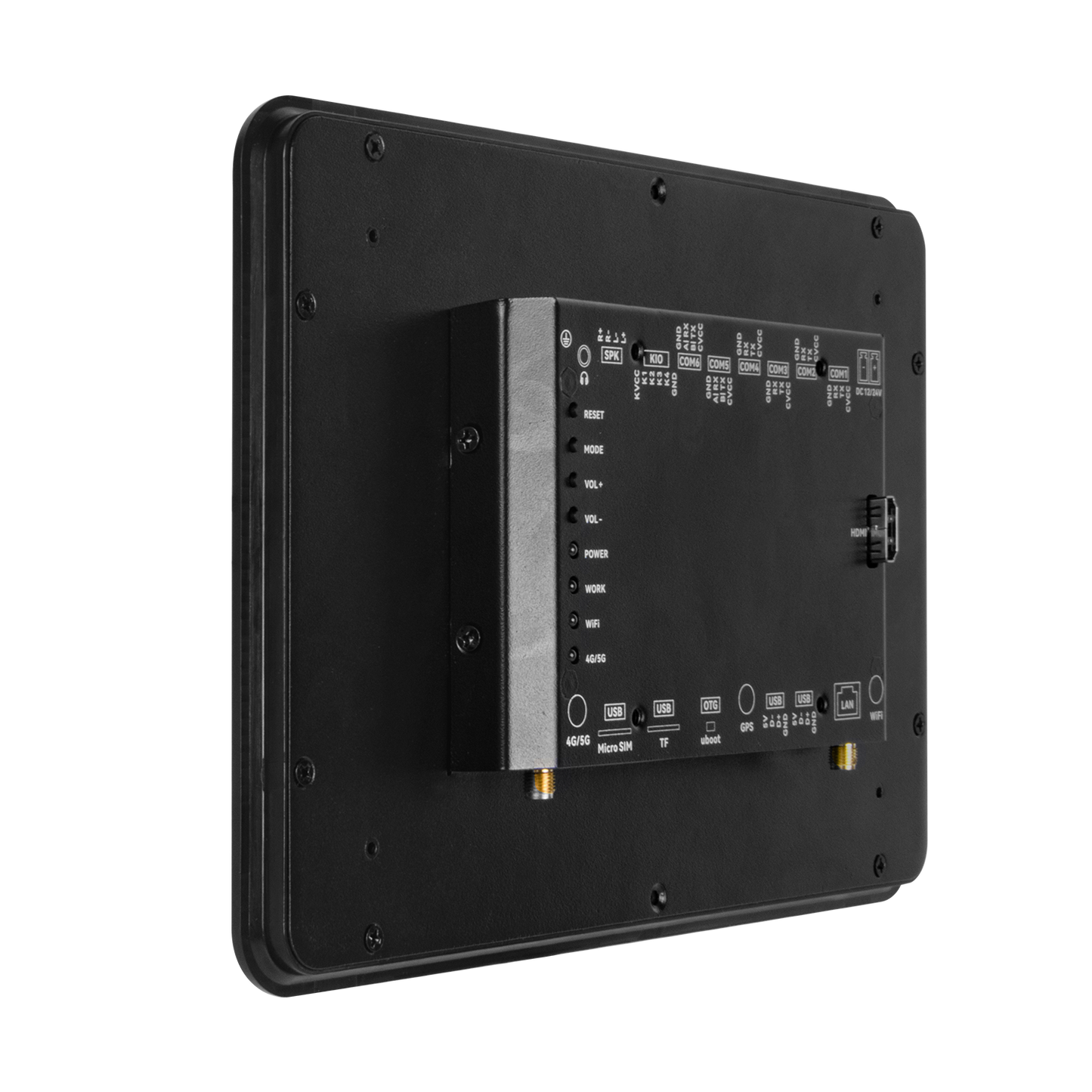 10.1" RK3288 All in One HMI Android Panel PC, IPS, ABS Frame