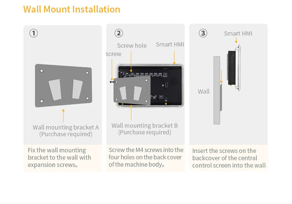 7" RK3568 2x INT SPK All in One HMI Android Panel PC, IPS, ABS Larger Frame