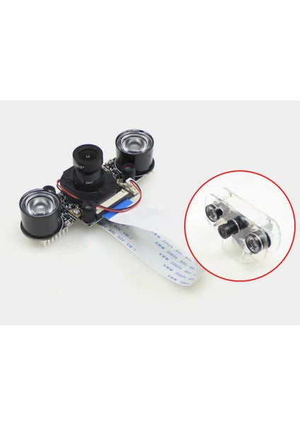 5 MP IR-CUT Night-Vision Camera for Raspberry Pi Kit with acrylic case