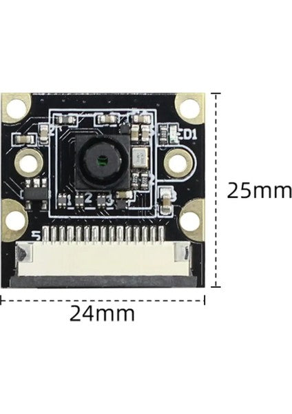 Raspberry Pi 5 / 4B 8 MP IMX219 CSI Camera Module 77° — With Bracket