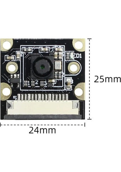 Raspberry Pi 5 / 4B 8 MP IMX219 CSI Camera Module 77° — With Bracket
