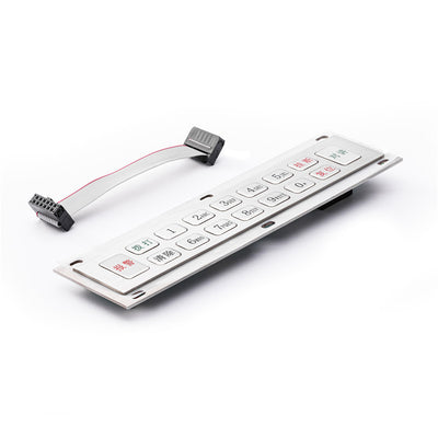 D-89172 16-Key Metal Keypad Used for Intrinsically Safe Wireless Base Stations in Mining Applications