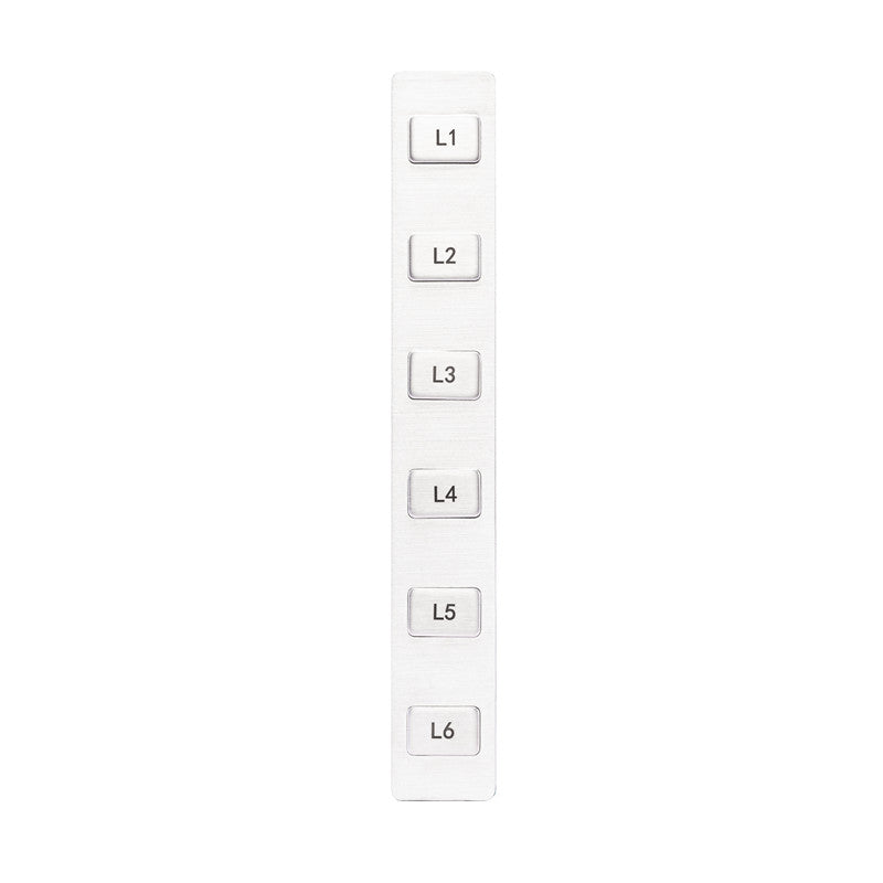 D-8517-6Key 6 Keys Rugged Metal Keypad Matrix Interface