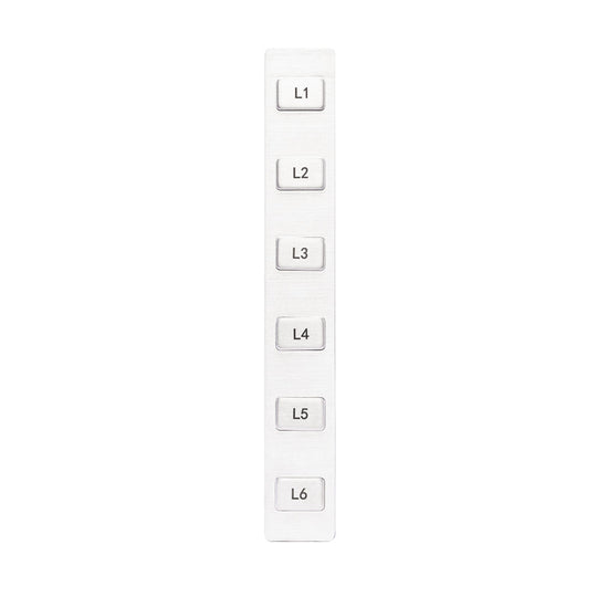 D-8517-6Key 6 Keys Rugged Metal Keypad Matrix Interface