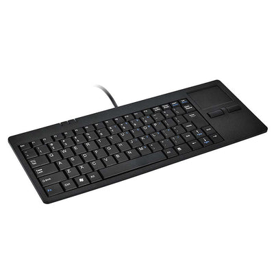 D-87H New Style Desktop Wired Silm keyboard With Integrated Touchpad And One USB-HUB For PC computer