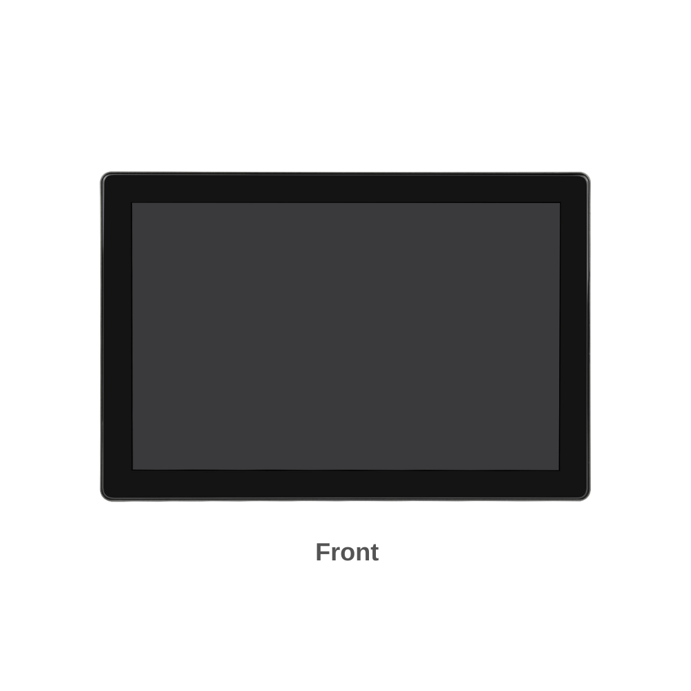 10.1" RK3576S 2x INT SPK All in One HMI Android Panel PC, IPS, ABS Frame