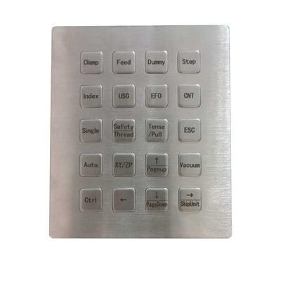 D-87130 12 Key Industrial Stainless Steel Metal Keypad