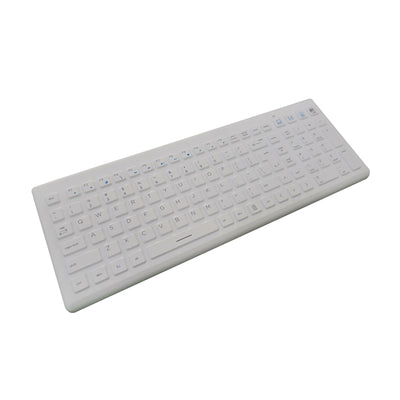 2.4 GHz Wireless Silicone Medical Waterproof Keyboard For Hospital Operation Room