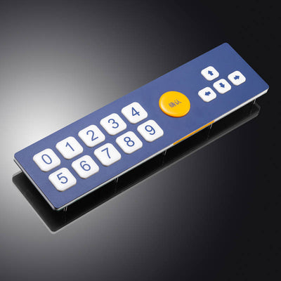 D-8802 15 Keys Silicone keypad with metal front plate