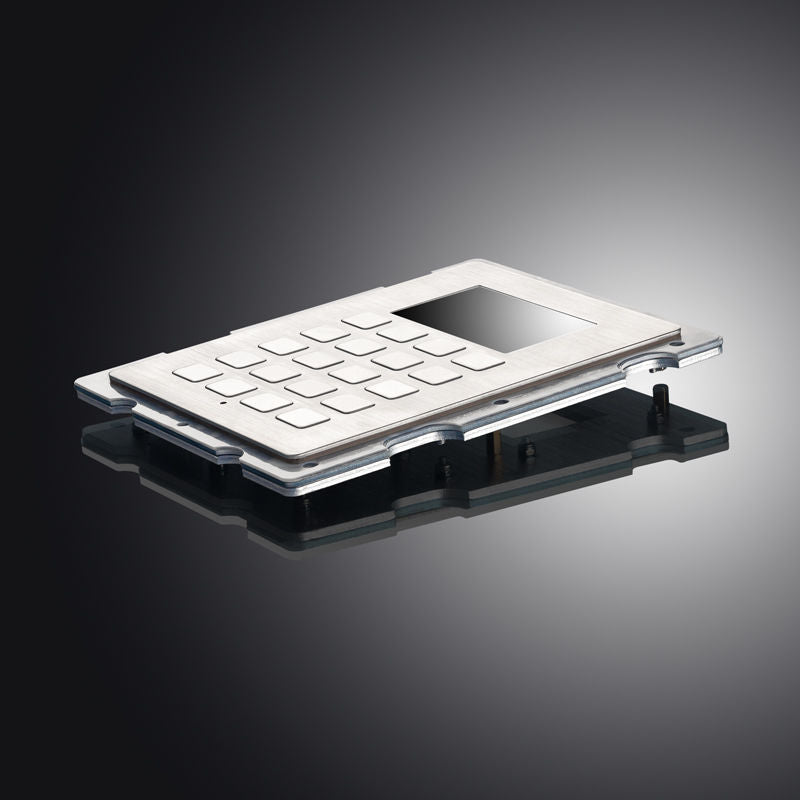D-82105 Customized Panel Mount Fuel Dispenser Keypad Rugged Stainless Steel Gas Station Keyboard With 20 Keys