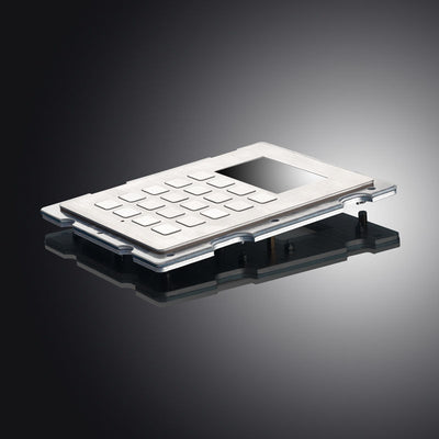 D-82105 Customized Panel Mount Fuel Dispenser Keypad Rugged Stainless Steel Gas Station Keyboard With 20 Keys