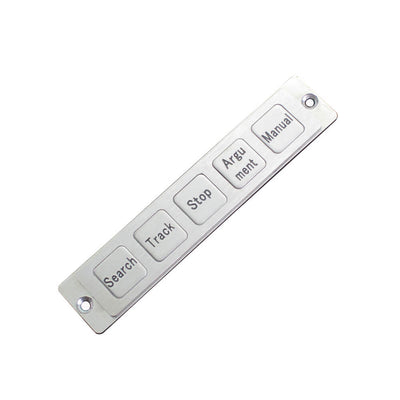 D-8518 5 Keys Compact Metal Keypad Dot Matrix For Shopping Mall Information Kiosks