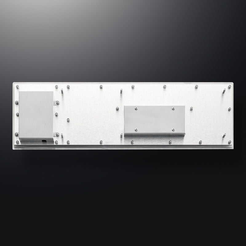 D-8603 67 keys Panel Mount Industrial Keyboard With Trackball USB Stainless Steel Metal Rugged Keyboard For Self Service Kiosk