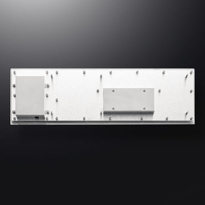D-8603 67 keys Panel Mount Industrial Keyboard With Trackball USB Stainless Steel Metal Rugged Keyboard For Self Service Kiosk