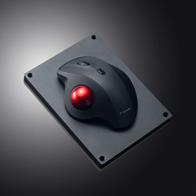 D-8332 Panel Mount Embedded Wired Ergonomic Trackball Mouse, Optical Vertical Rollerball Mice, 34mm Trackball