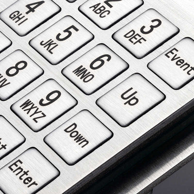 D-8291 IP54 Waterproof Access control ATM Terminal Vending Machine 4X4 Stainless Steel Industrial Numeric Metal Keypad