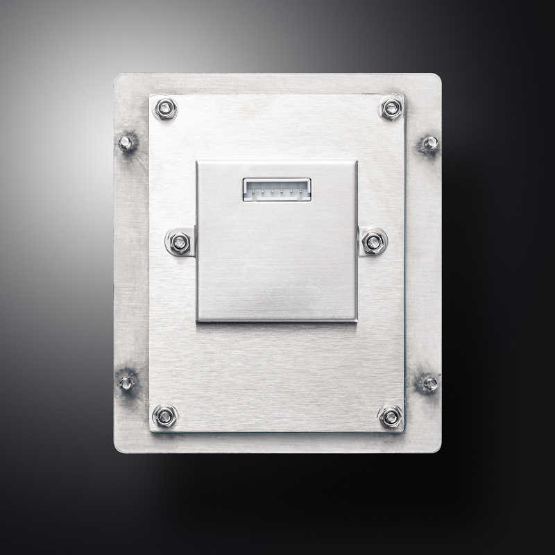 D-8208J-backlight 12 Keys 3x4 Matrix USB Kiosk illuminated Keypads Metal Stainless Steel Backlit Numeric Keypad For Access Control