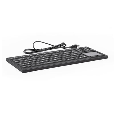 IP68 Waterproof Silicone Keyboard with Touchpad and Numeric Keypad