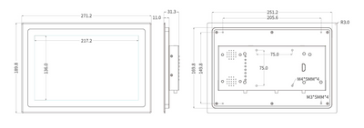 10.1″ Android Panel PC RK3576S| IPS Touch, RS232/RS485, PoE, 500 nits