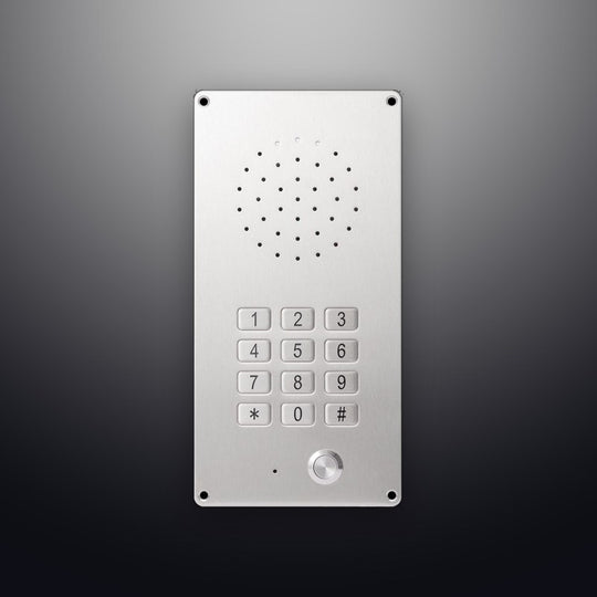 12 Keys Metal Keypad With Loudspeaker For Public Telephone