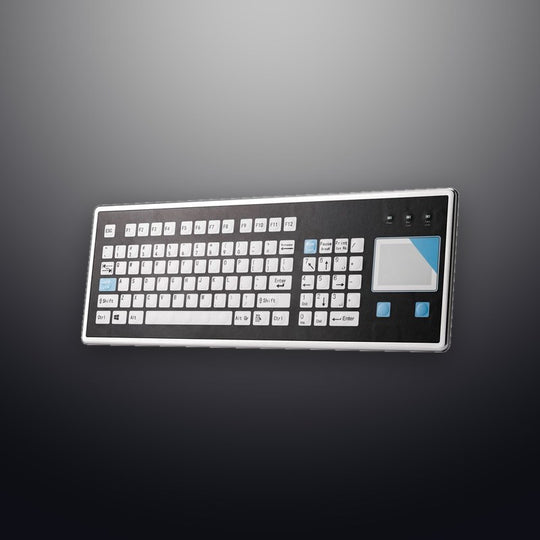 Industrial Grade IP65 Dynamic Panel Mount Membrane Keyboard with Rugged Touchpad Reliable Data Input for Harsh Environments