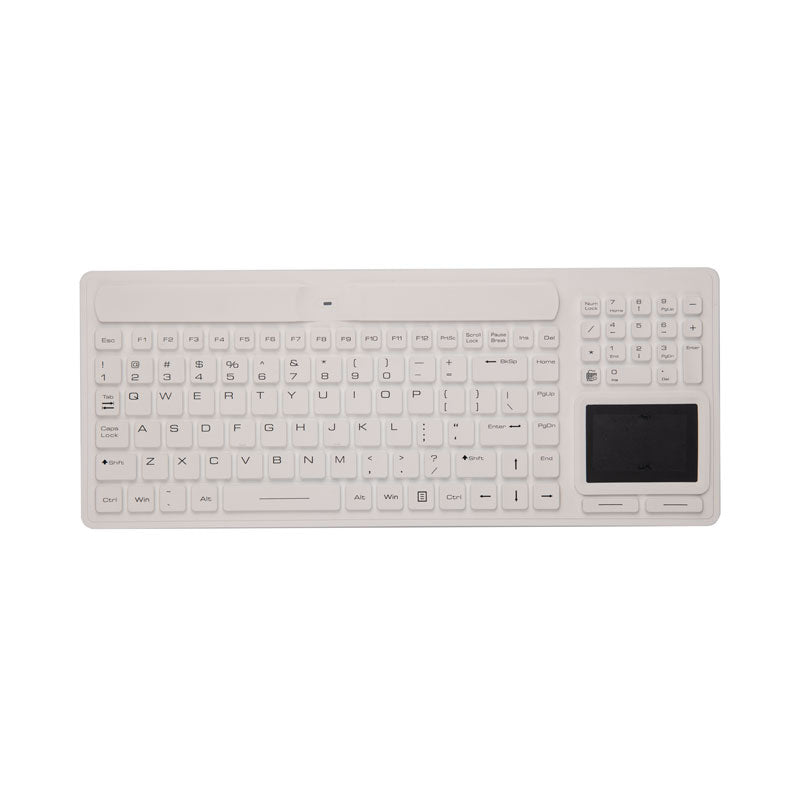 2.4G Wireless Medical Silicone Keyboard with Touchpad