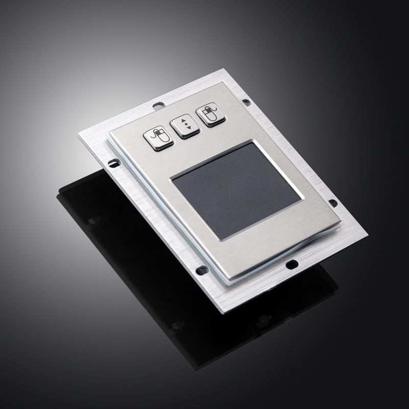 D-8458 USB PS2 Panel Mount Wired Mini Metal Touchpad Mouse With 3 Buttons Industrial Pointing Device Touch Pad