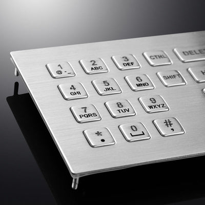 D-8932 Backlight 22 Keys Metal Numeric Keypads With Backlight