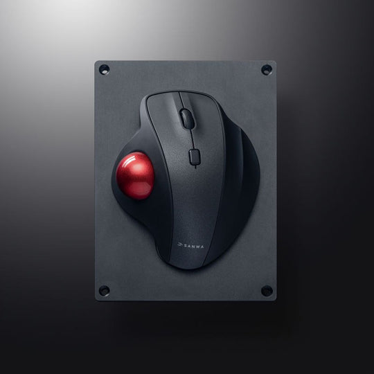 D-8332 Panel Mount Embedded Wired Ergonomic Trackball Mouse, Optical Vertical Rollerball Mice, 34mm Trackball