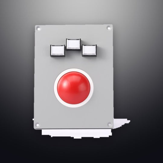 D-5307 Panel Mount Industrial Embedded 60mm Diameter Trackball With P16LMT2-1ab DECA Reset Button Switch T2 Rectangle