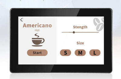 7" inch A133P 2x INT SPK All in One HMI Android Panel PC, IPS, ABS Frame