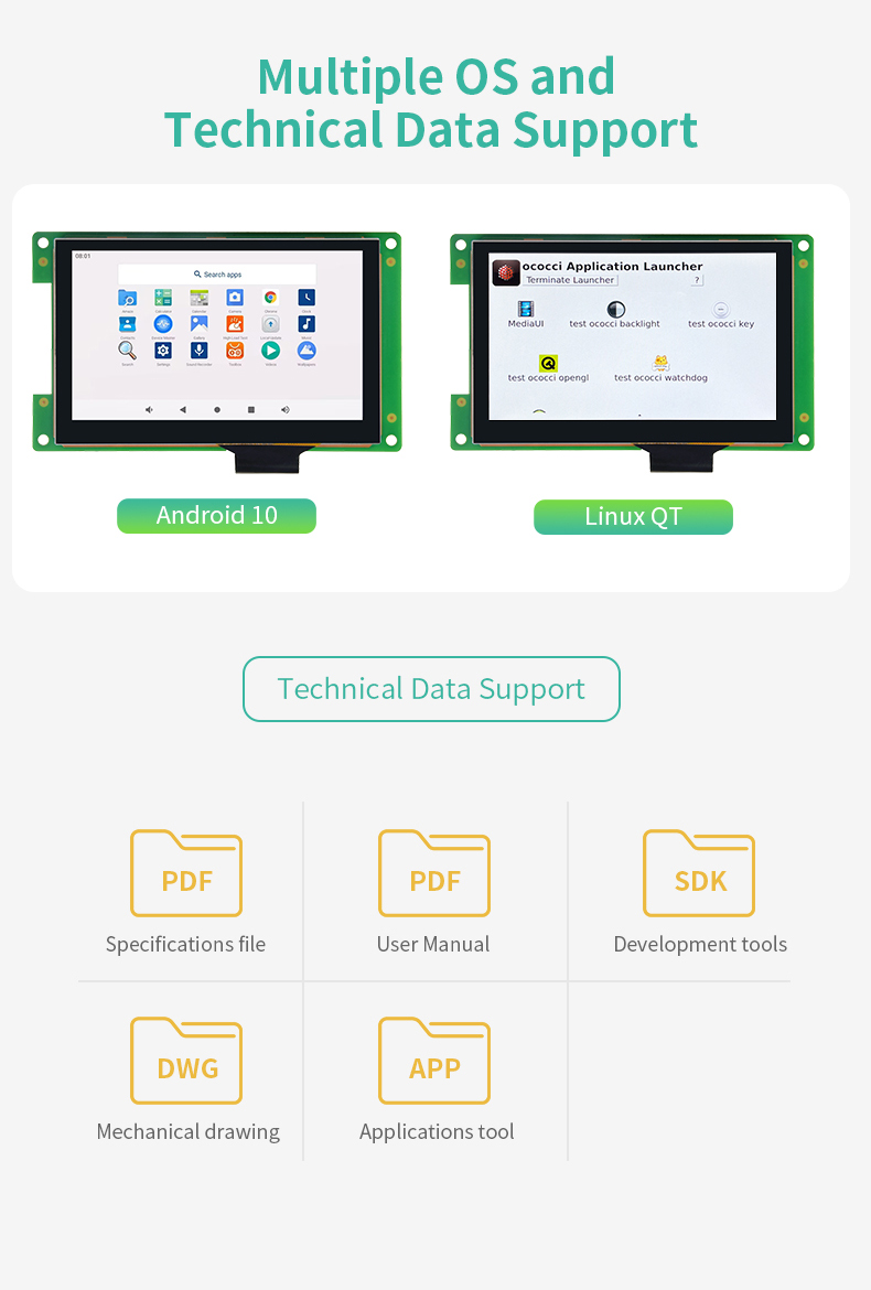 4.3″ Open Frame Android Panel PC A133P – Embedded Control Platform