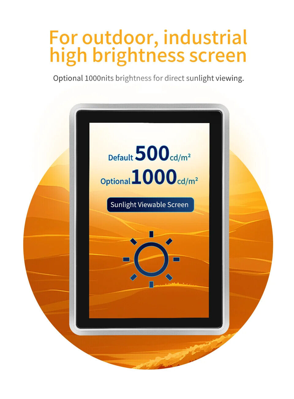 10.1" RK3288 2x INT SPK All in One HMI Android Panel PC, IPS, ABS Larger Frame