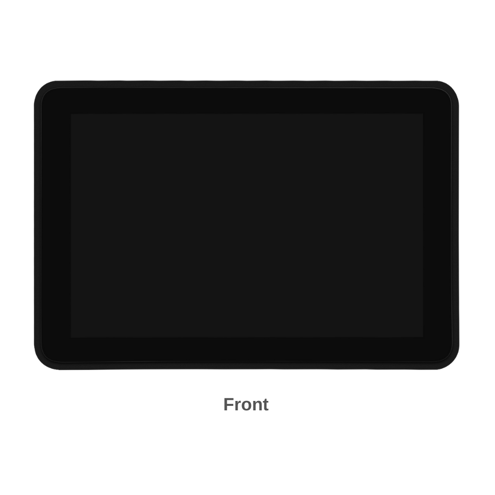 10.1" RK3576S All in One HMI Android Panel PC, IPS, ABS Frame