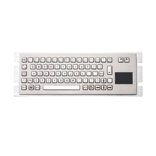 D-8630T Compact Embedded Industrial Stainless Steel Keyboard With Touchpad For Portable UAV ROV Operation Box